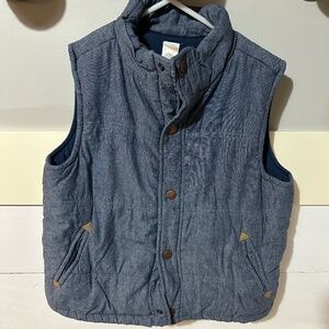 Gymboree Boys Denim Puffer Vest